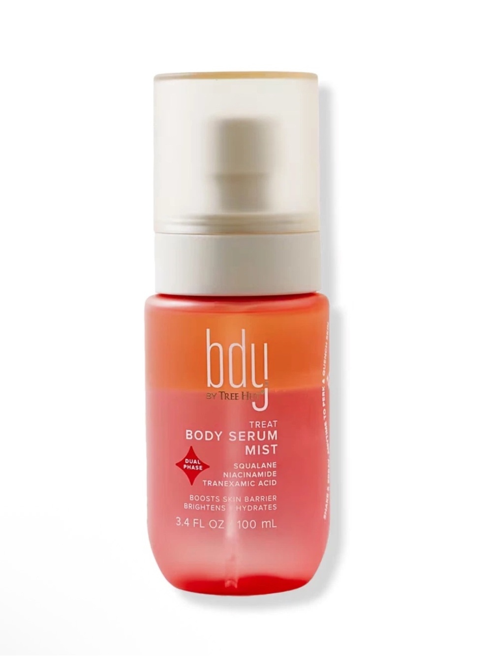 bdy.
Brightening Dual Phase Body Serum Mist with Niacinamide + Squalane